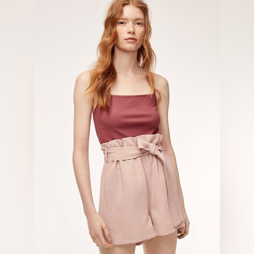 Aritzia Wilfred New Paperbag Shorts
